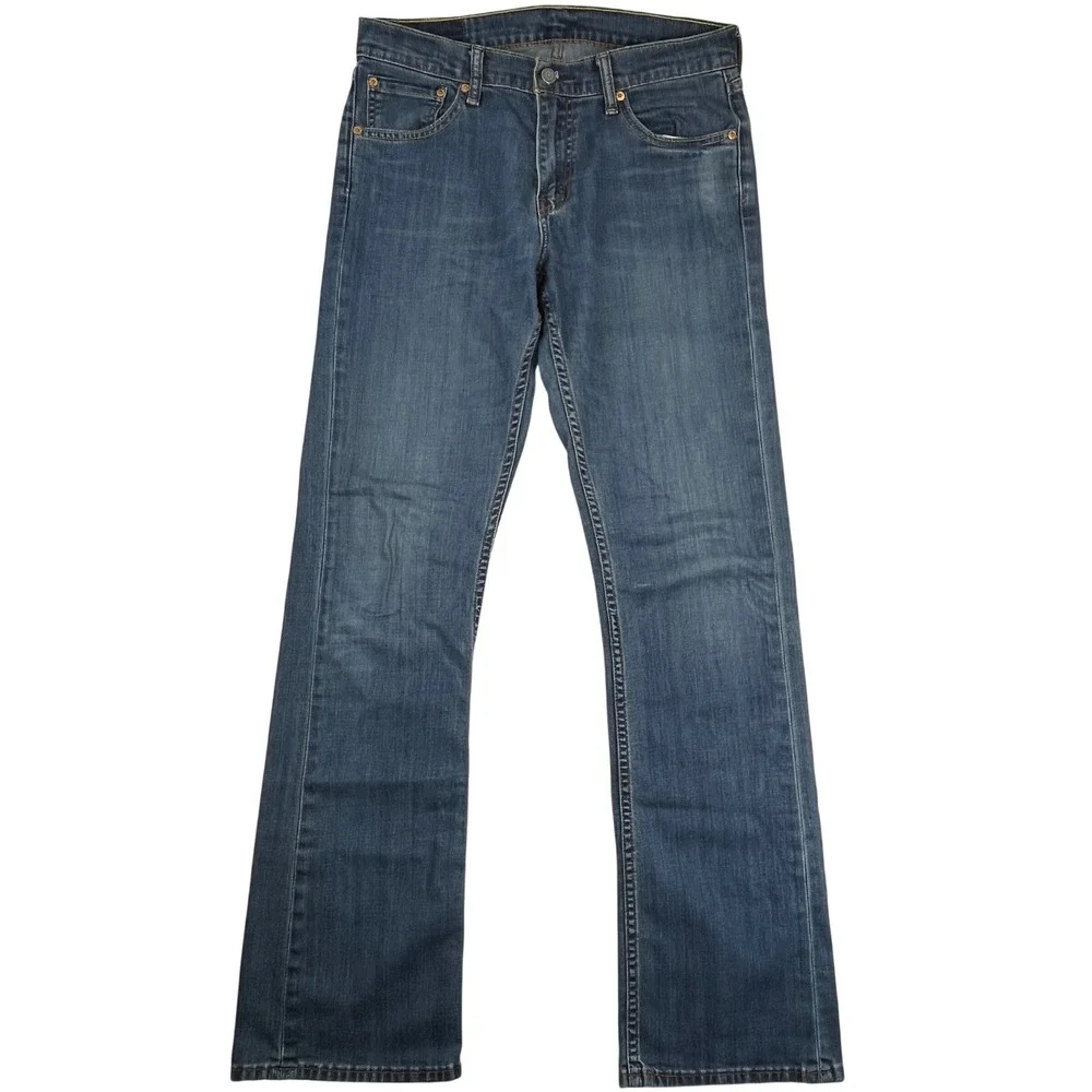 Levis 527 Slim Bootcut Jeans Mens 32x34 (32x32) Blue Denim Medium Wash